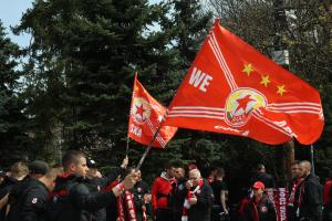 София - Футболните агитки на ЦСКА и Левски