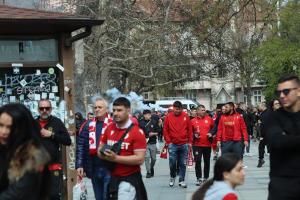 София - Футболните агитки на ЦСКА и Левски