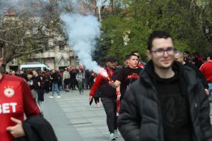 София - Футболните агитки на ЦСКА и Левски