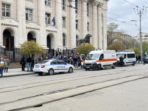 София - Сигнал за бомба в Съдебна палата