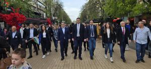 ППДБ закриха предизборна си кампания с шествие