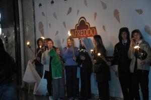 Бургас - Проливен дъжд и факелно шествие