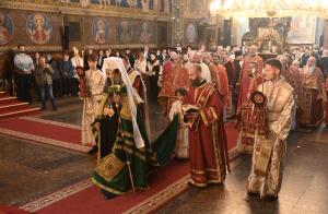 Поклонение пред мощите на Св.Лазар в Софийския мирополитски  катедрален  храм