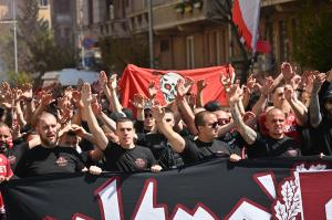 София - Агитката на ЦСКА преди мача с Левски