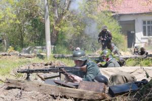 Ямбол - Музей на славата - възстановка на боевете край Драва