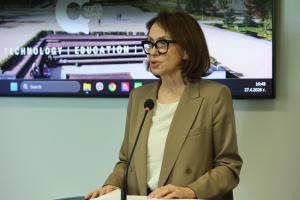 София - Посещение на българския учен Петко Динев, работил за НАСА
