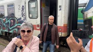 Костадинов пътувал кошмарно с влак от Варна, слезе на гара „Север“ в София