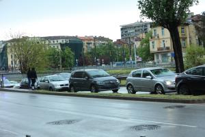 София - Верижна катастрофа на изхода на Лъвов мост