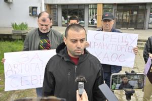 Пловдив - Протест срещу закриването на автогара Север