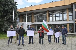 Пловдив - Протест срещу закриването на автогара Север