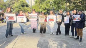 София - Протест срещу затварянето на Чешкия култутрен център