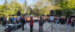 София - Протест срещу затварянето на Чешкия култутрен център