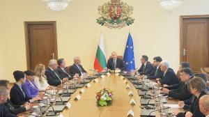 Първо заседание на кабинета Радев