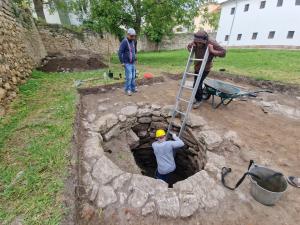 Видин - Спешни археологически разкопки на каменна структура