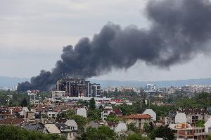 София – Пожар в квартал ‘’Хаджи Димитър’’