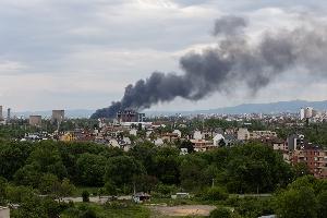 София – Пожар в квартал ‘’Хаджи Димитър’’