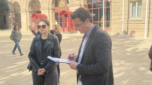 София - Протест срещу отглеждането на телета в клетки
