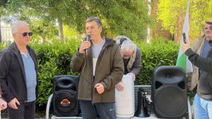 София - Протест пред Столична община за възстановяване на Паметника на Съветската армия