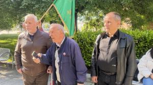София - Протест пред Столична община за възстановяване на Паметника на Съветската армия