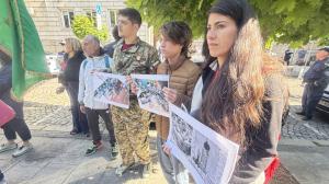 София - Протест пред Столична община за възстановяване на Паметника на Съветската армия