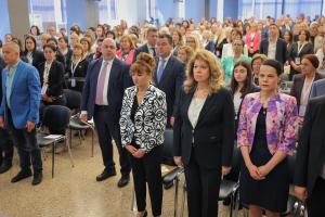 София - Президент - приветствие към специалисти по здравни грижи