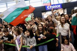 София – Пристигане на Дара след Евровизия