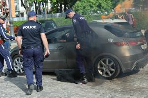 София - Абитуриенти пред храм "Св.Александър Невски"
