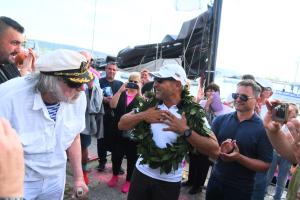 Варна - Посрещане на ветроходеца Павлин Надворни<br />