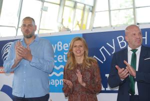 София – Старт на детския плувен турнир Златоперки