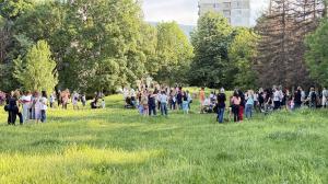 София - кв.Красно село - протест срещу застрояването на поляна