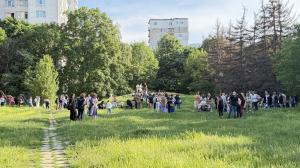 София - кв.Красно село - протест срещу застрояването на поляна