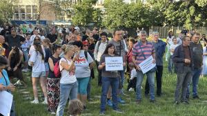 София - кв.Красно село - протест срещу застрояването на поляна