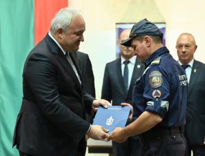 София - Награждаването на пожарникарите-спасители