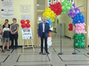 STEM център по природни науки, математика и информатика отвори врати в Основно училище 'Йордан Йовков' в Плевен