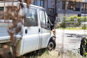 София – Изгорели автомобили на паркинг в квартал ‘’Надежда‘’ия