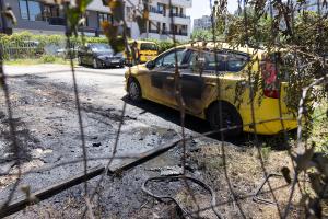 София – Изгорели автомобили на паркинг в квартал ‘’Надежда‘’ия