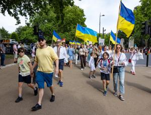 Лондон - молебен за спиране на войната