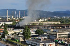 София - Пожар в квартал 'Дружба'