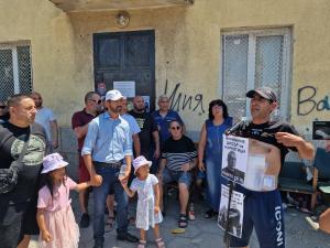 София - Протест 'Не на дрогата' в кв. 'Христо Ботев'