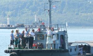 Варна - Морско кръщене на борда на "Калиакра"<br />