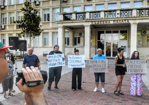 Варна - Протест на МЕЧ срещу агресии от украинци<br />