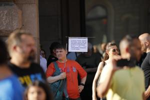 София – Първи протест срещу Румен Радев