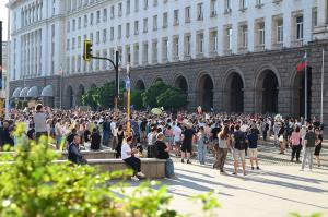 София – Първи протест срещу Румен Радев