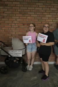 Пловдив - Протест срещу увеличаване обезщетението за майчинство