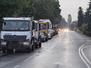 София - Аварийни екипи за реакция след бурята