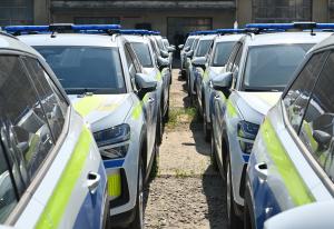 София - Церемония по връчване на полицейски автомобили