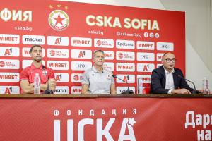 София - Пресконференция на Христо Янев от ПФК ЦСКА