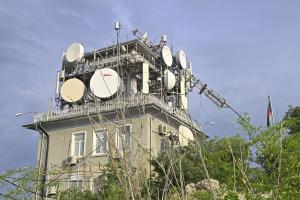 Пловдив - Паднала антена на Сахат тепе