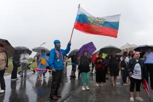 Безмер - Протест пред авиобазата
