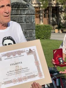 Васил Копчев е носител на тазгодишната награда на фондация ''Васил Левски''